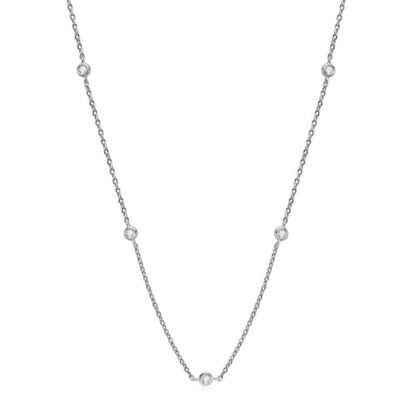 Necklace Twin Style S925 Sterling Silver gold plating