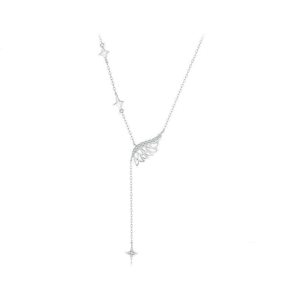 Entry Lux Elegant Temperamental Sterling Silver Clavicle Chain