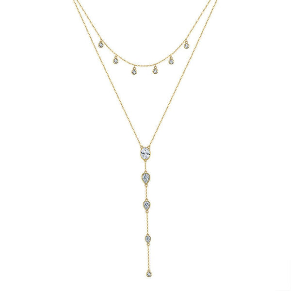 14k gold plated sterling silver necklace