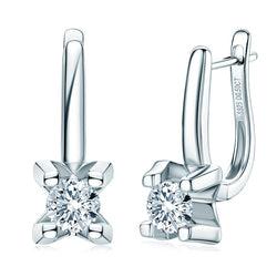 S925 Sterling Silver Moissanite Earrings