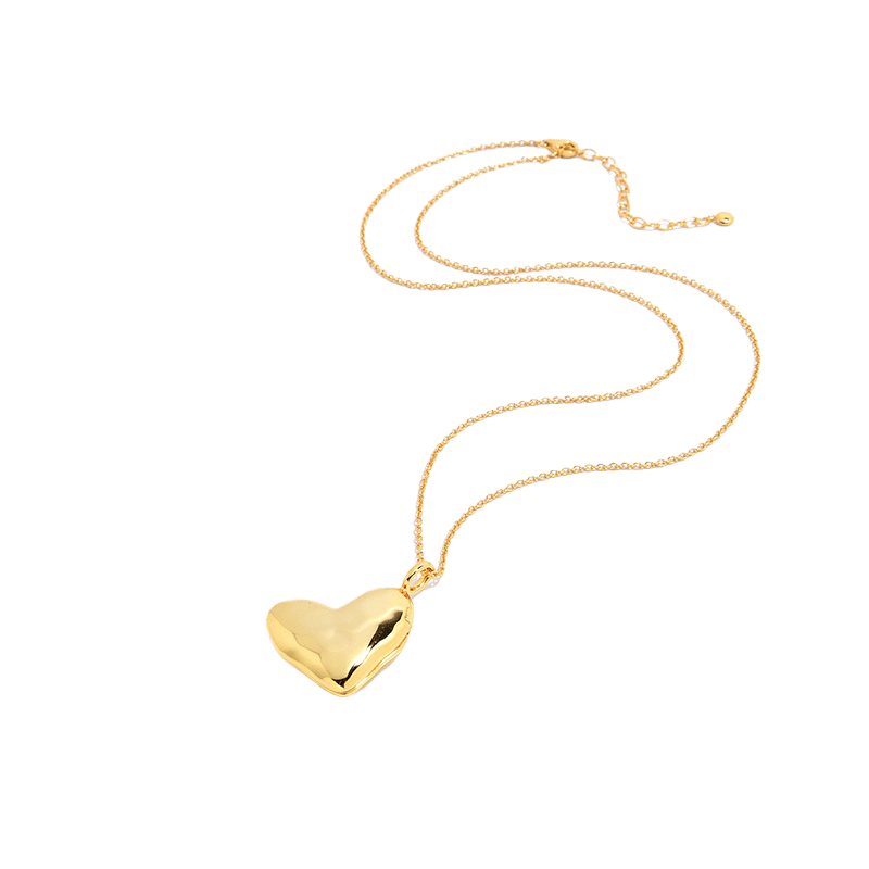 Open Love Photo Frame Niche Necklace gold plated