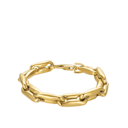 18K Gold Plated Chunky Chain Lobster Buckle Bracelet